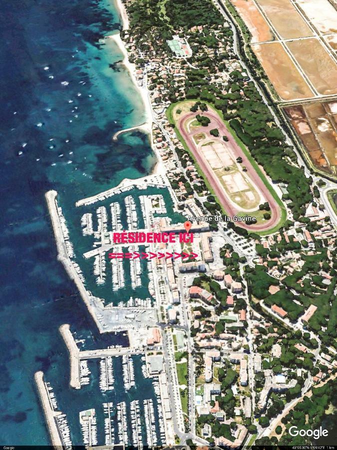 Studio Port D'Hyeres Vue Mer Et Iles De Porquerolles Et Port-Cros Zewnętrze zdjęcie