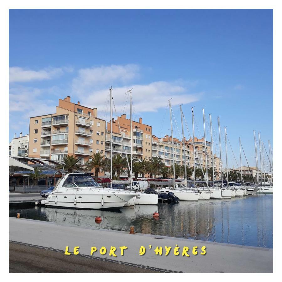 Studio Port D'Hyeres Vue Mer Et Iles De Porquerolles Et Port-Cros Zewnętrze zdjęcie